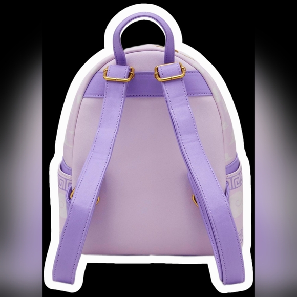 Brand New! Loungefly Disney Hercules Meg & The Muses Mini Backpack - Picture 7 of 8